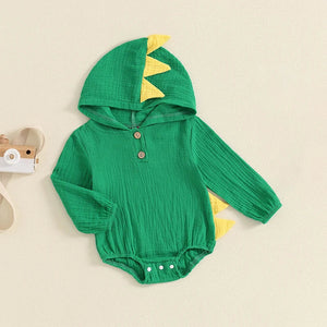 Hooded Dino Spike Onesie