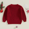 Knitted Winter Santa Sweater