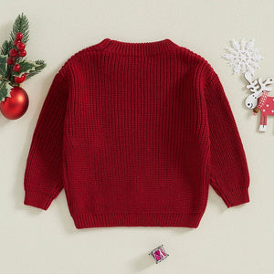 Knitted Winter Santa Sweater