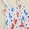 Summer 4th of July Romper & Bow