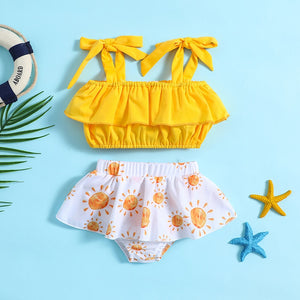 Ruffled Sunshine Swimsuit