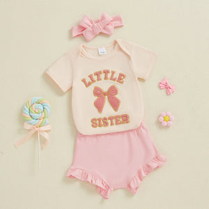 Matching Sister Bow Outfit
