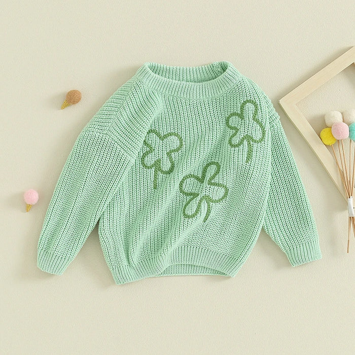 Knitted Clover Sweater