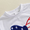 USA Embroidery Onesie