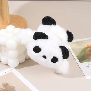 Plush Panda Claw Clip