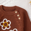 Knitted Flower Fable Onesie