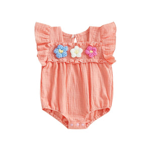 Flower Ruffle Onesie