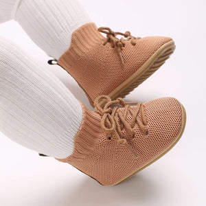 High Top Lace Up Shile Shoes