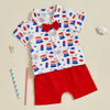 4th of July Celebrate Bow Tie Outfit