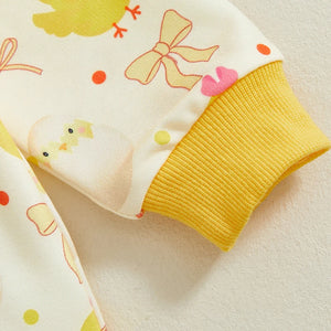 Easter Chick Outfit & Bow
