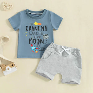 My Grandma Loves Me to the Moon & Back Outfit