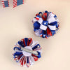 USA Pompom Hair Clips