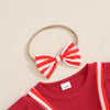 Candy Cane Stripe Christmas Dress