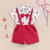 USA Bow Tie Suspenders Outfit