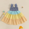 Plaid Rainbow Dress