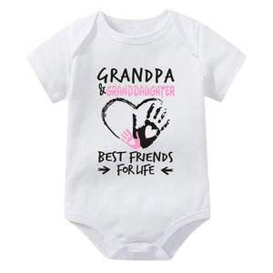 Grandpa & Granddaughter Best Friends Onesie