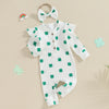 Ribbed Clover Onesie & Headband