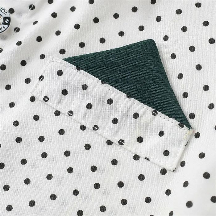 Polka Dot Formal Bow Tie Outfit