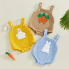 Fuzzy Embroidered Easter Onesie