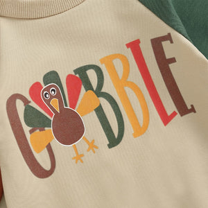 Gobble Thanksgiving Onesie
