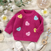 Candy Heart Knitted Love Sweater