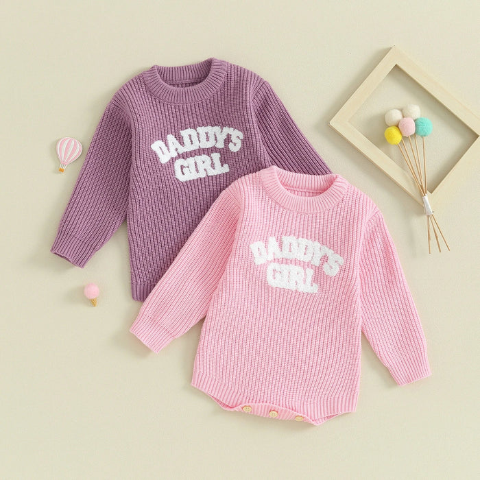 Knitted Daddy's Girl Onesie