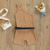 Off Shoulder Norma Romper & Belt