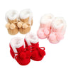 Plush Baby Pom Pom Boots