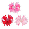 Heart Ribbon Bow Hair Clip