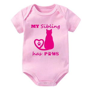 My Sibling Has Paws Cat Onesie