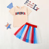 America T-shirt & Tulle Skirt