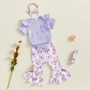 Daddy's Little Love Butterfly Outfit