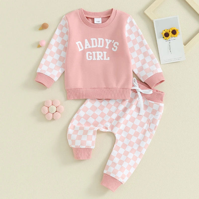 Daddy's Girl Checkered Outfit