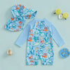 Ocean Waters Swimsuit & Hat