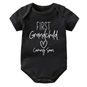 First Grandchild Coming Soon Onesie