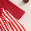 Candy Cane Stripe Christmas Dress