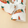 Ruffled Carrot Easter Onesie & Bow