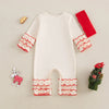 Merry Christmas Ruffles Romper & Headband