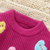 Candy Heart Knitted Love Sweater