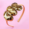 Sequins Heart Headband