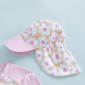 Long Sleeve Summer Swimsuit & Hat