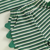 Striped Dino Spike Shorts Outfit