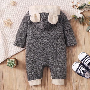 Hooded Bear Ear Ethan Romper