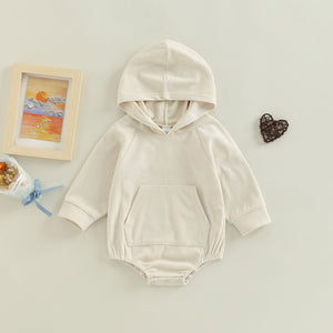 Hooded Baylor Pocket Onesie