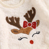 Fleece Christmas Deer Onesie