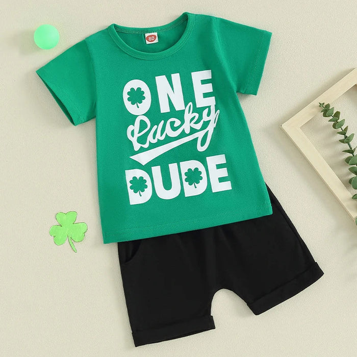 One Lucky Dude T-shirt & Shorts