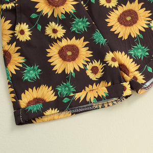 Sunflower Sandy Overalls Outfit