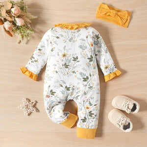 Reena Ruffle Onesie & Headband