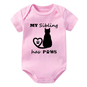 My Sibling Has Paws Cat Onesie