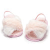 Faizah Furry Sandals